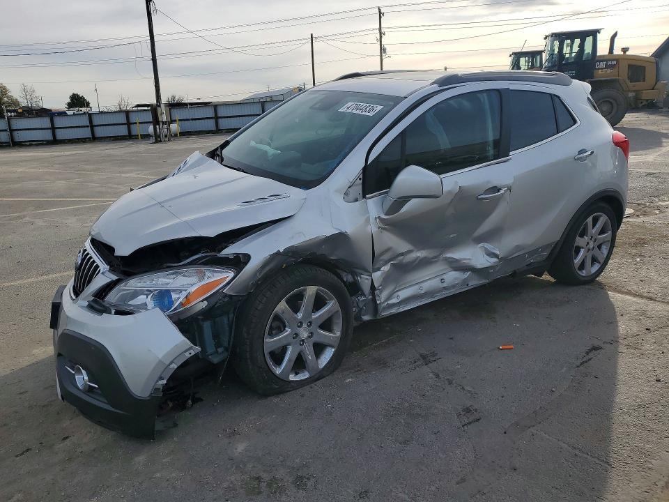2013 Buick Encore VIN KL4CJHSB8DB195440 COPART salvage auction — FRONT END, Id - Salvage Certificate Of Title, sold $425 on 2026-07-30 (photo 1)