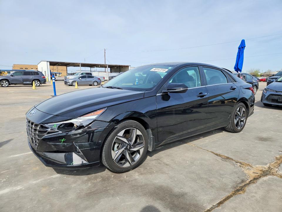 2022 Hyundai Elantra VIN 5NPLN4AG5NH062750 COPART salvage auction — SIDE, Tx - Salvage Vehicle Title, sold $4,650 on 2026-07-20 (photo 1)