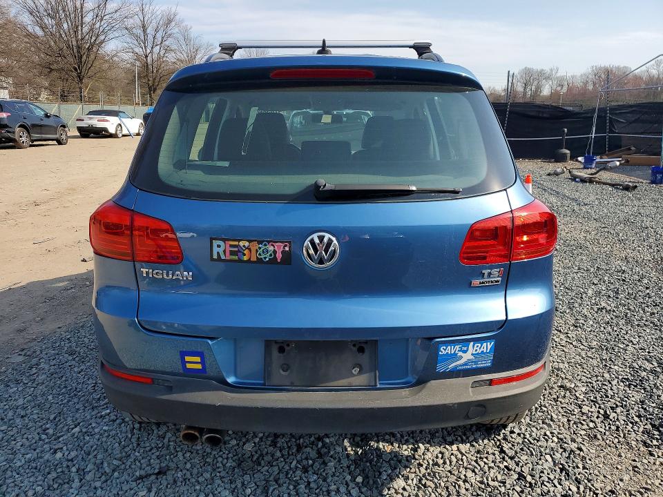 2017 Volkswagen Tiguan VIN WVGBV7AX2HW502060 COPART salvage auction — MECHANICAL, MD, sold $1,200 on 2026-07-14 (photo 6)