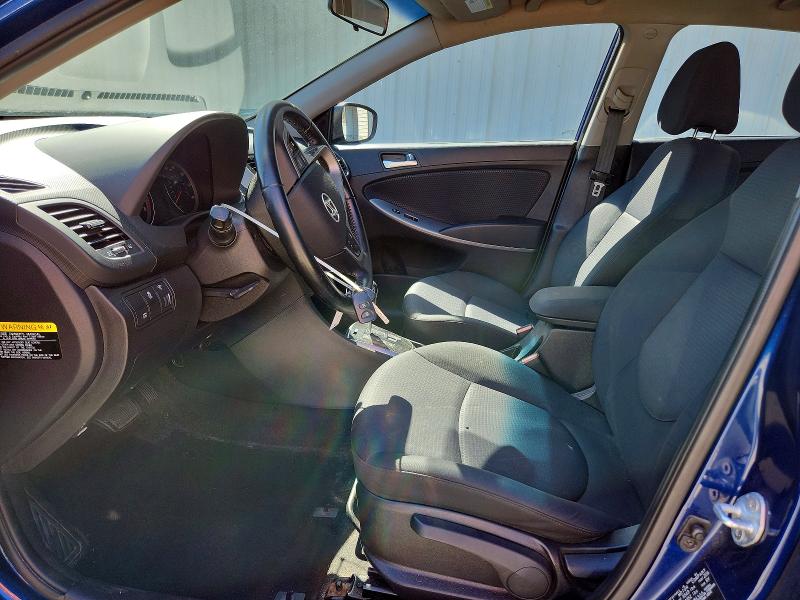 2017 Hyundai Accent VIN KMHCU5AE5HU333609 COPART salvage auction — FRONT END, De - Salvage Certificate, sold $425 on 2026-07-28 (photo 7)