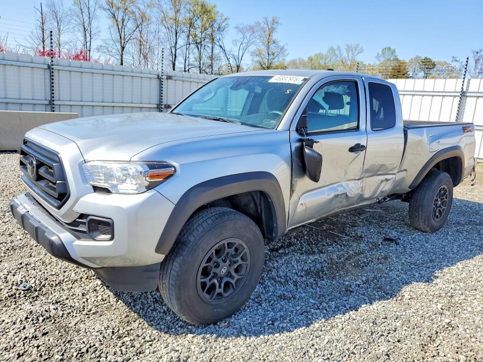 2022 Toyota Tacoma VIN 3TYRX5GN5NT059751 COPART salvage auction — SIDE, SC - CERT OF TITLE-SALVAGE, sold $9,500 on 2026-07-02 (photo 1)