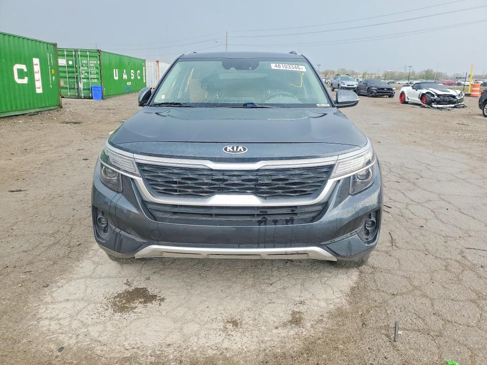 2021 Kia Seltos VIN KNDEU2AA6M7101215 COPART salvage auction — REAR END, In - Cert Of Title-Salvage Title, sold $3,700 on 2026-07-21 (photo 5)