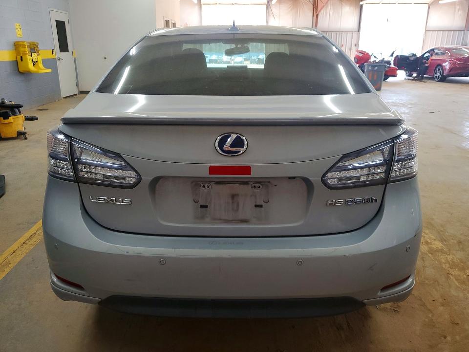 2010 Lexus Hs VIN JTHBB1BA1A2017800 COPART salvage auction — FRONT END, Nc - Salvage Certificate Of Title, sold $625 on 2026-07-15 (photo 6)