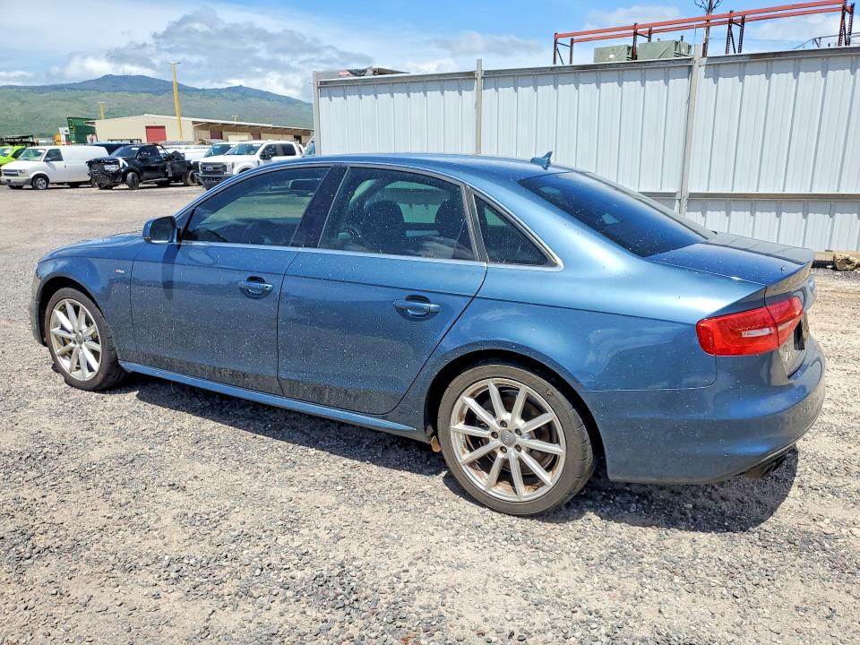 2015 Audi A4 VIN WAUBFAFL2FN016658 COPART salvage auction — WATER/FLOOD, Hi - Certificate Of Salvage, sold $15 on 2026-07-20 (photo 2)