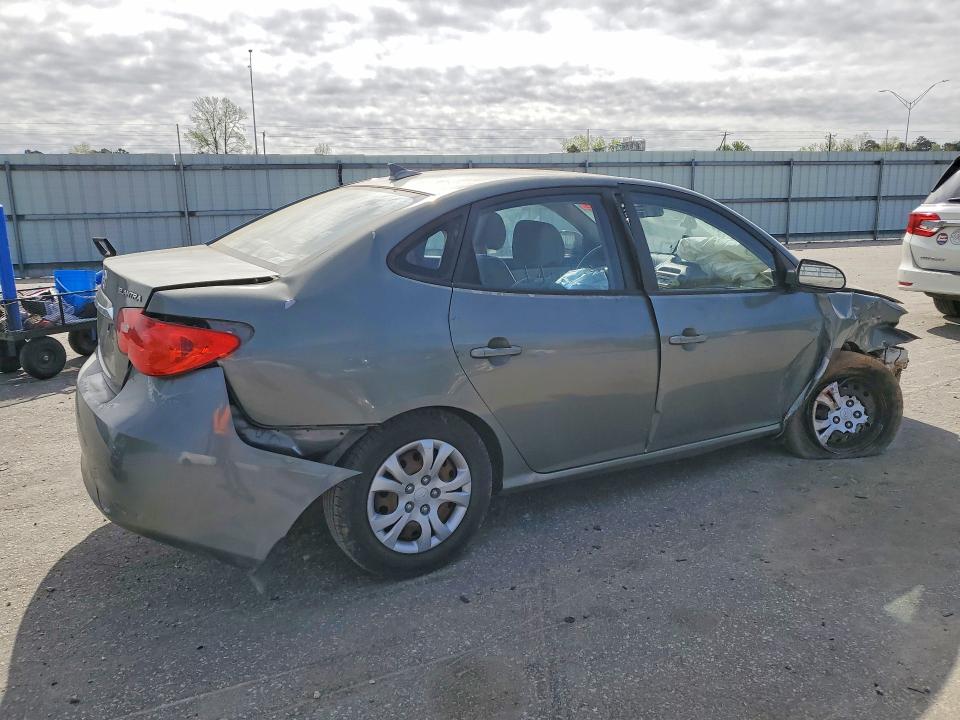 2010 Hyundai Elantra VIN KMHDU4ADXAU093081 COPART salvage auction — FRONT END, Nc - Salvage Certificate Of Title, sold $450 on 2026-07-09 (photo 3)