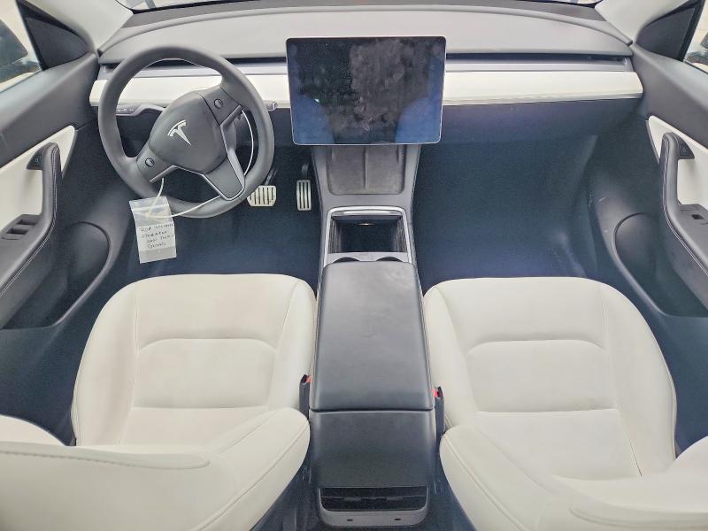 2021 Tesla Model y VIN 5YJYGDEF7MF264021 COPART salvage auction — REAR END, Il - Salvage Certificate, sold $9,900 on 2026-07-10 (photo 8)