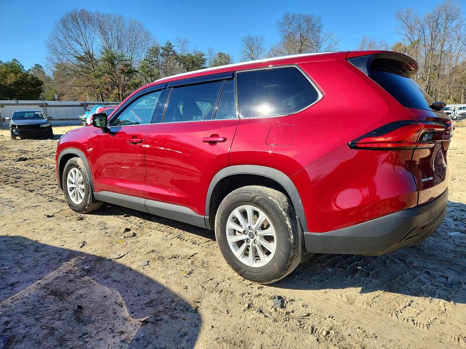 2024 Toyota Highlander VIN 5TDACAB52RS014096 COPART salvage auction — FRONT END, Id - Salvage Certificate Of Title, sold $22,200 on 2026-07-14 (photo 2)