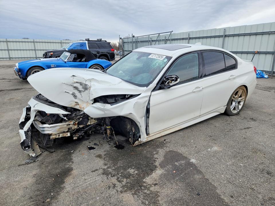 2018 BMW 3er VIN WBA8B9C55JEB30630 COPART salvage auction — FRONT END, Id - Salvage Certificate Of Title, sold $675 on 2026-07-15 (photo 1)