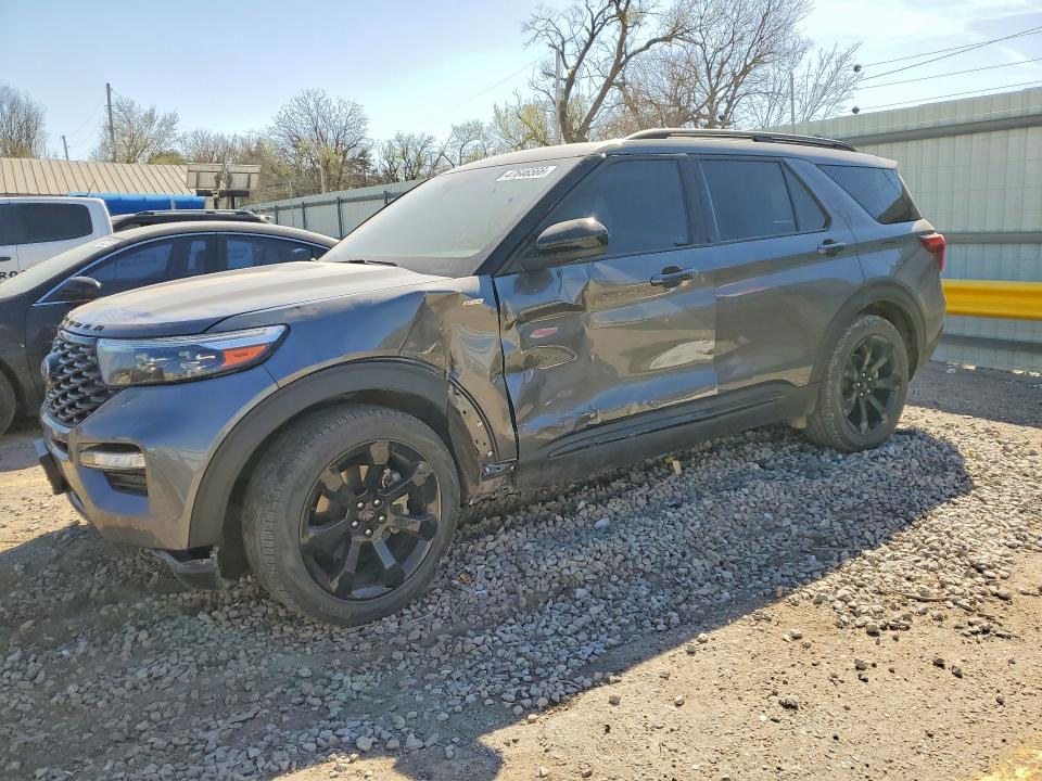 2023 Ford Explorer VIN 1FMSK8KH8PGB65635 COPART salvage auction — SIDE, Ks - Cert Of Title-Salvage, sold $13,800 on 2026-07-01 (photo 1)