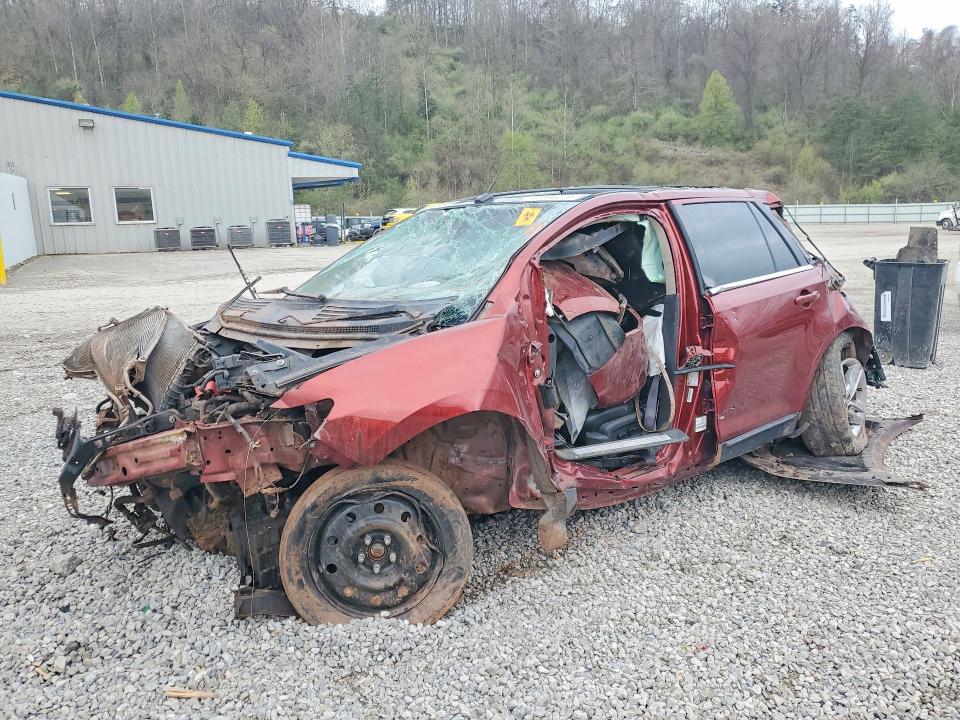 2014 Ford Edge VIN 2FMDK4KCXEBA03855 COPART salvage auction — ROLLOVER, WV - SALVAGE CERTIFICATE, sold $150 on 2026-07-02 (photo 1)