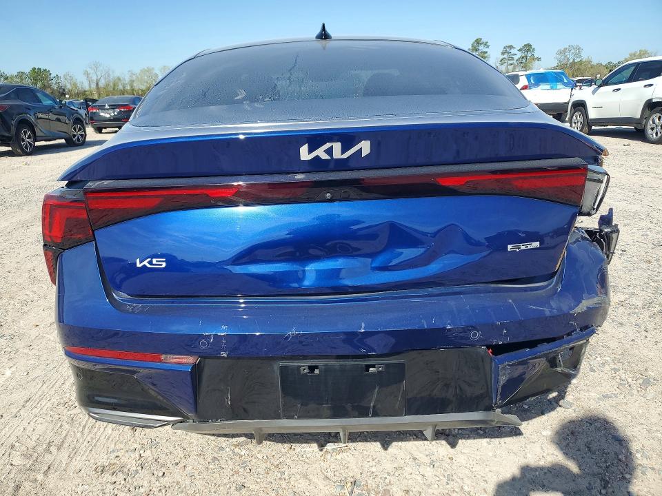 2025 Kia K5 VIN KNAG64J78S5296727 COPART salvage auction — FRONT END, Tx - Salvage Vehicle Title, sold $4,400 on 2026-07-28 (photo 6)
