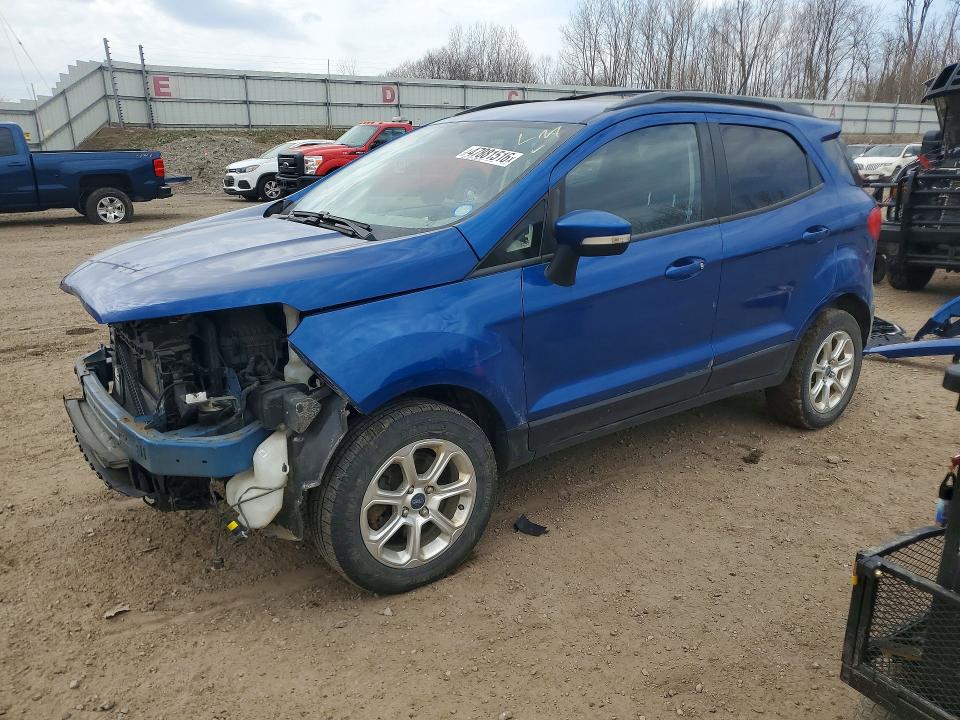 2018 Ford Ecosport VIN MAJ6P1ULXJC173675 COPART salvage auction — FRONT END, Mi - Certificate Of Title, sold $1,250 on 2026-07-08 (photo 1)