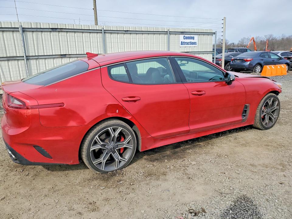 2018 Kia Stinger VIN KNAE35LC3J6028998 COPART salvage auction — FRONT END, Nj - Cert Of Title-Salvage, sold $2,100 on 2026-07-21 (photo 3)