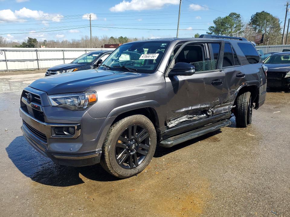 2021 Toyota 4runner VIN JTEJU5JR6M5930749 COPART salvage auction — SIDE, Al - Cert Of Title-Salvage Title, sold $600 on 2026-07-23 (photo 1)