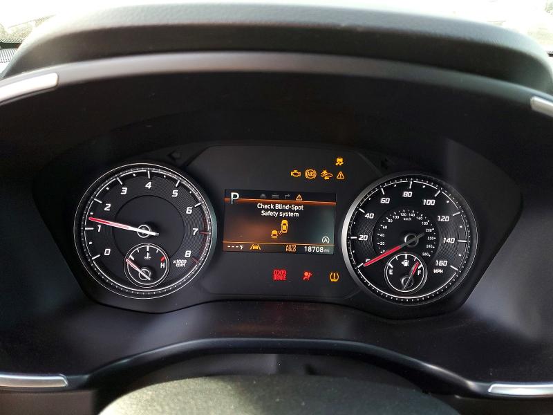 2023 Hyundai Santa fe VIN 5NMS24AJ0PH623629 COPART salvage auction — FRONT END, Ca - Salvage Certificate, sold $6,900 on 2026-07-02 (photo 9)