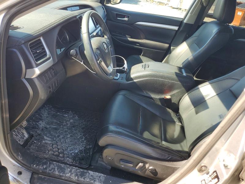 2016 Toyota Highlander VIN 5TDJKRFH2GS502483 COPART salvage auction — REAR END, NS - SALVAGE TITLE, sold $5,200 on 2026-07-23 (photo 7)