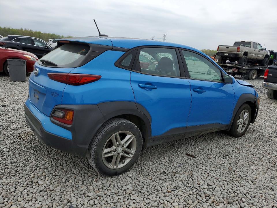 2018 Hyundai Kona VIN KM8K12AA7JU088477 COPART salvage auction — FRONT END, TN - SALVAGE CERTIFICATE, sold $2,900 on 2026-07-02 (photo 3)