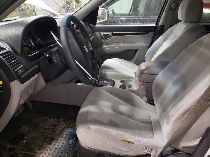 2008 Hyundai Santa fe VIN 5NMSG73D98H193336 COPART salvage auction — MECHANICAL, Ak - Cert Of Veh Title-Reconstructe, sold $25 on 2026-07-21 (photo 7)