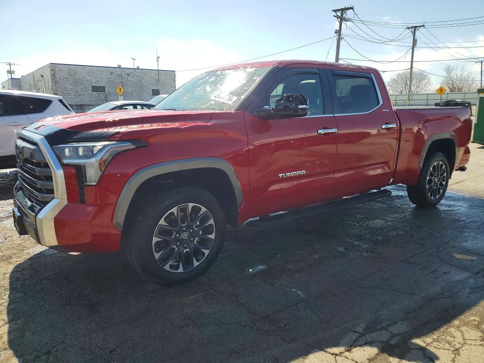 2025 Toyota Tundra VIN 5TFJA5EC6SX037856 COPART salvage auction — HAIL, Il - Salvage Certificate, sold $28,250 on 2026-07-29 (photo 1)