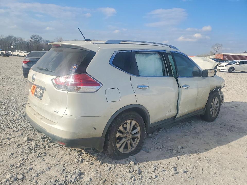 2016 Nissan Rogue VIN KNMAT2MTXGP666652 COPART salvage auction — FRONT END, Al - Cert Of Title-Salvage Title, sold $350 on 2026-07-07 (photo 3)