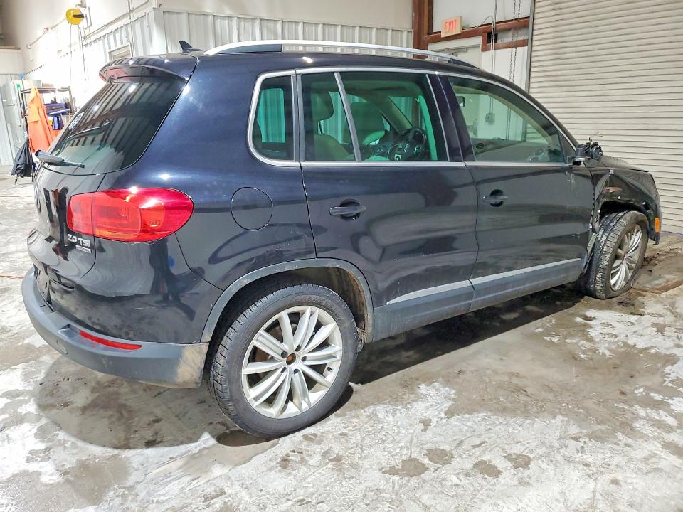 2012 Volkswagen Tiguan VIN WVGBV7AX4CW598086 COPART salvage auction — FRONT END, Ny - Mv907A-Parts Only, sold $650 on 2026-07-13 (photo 3)