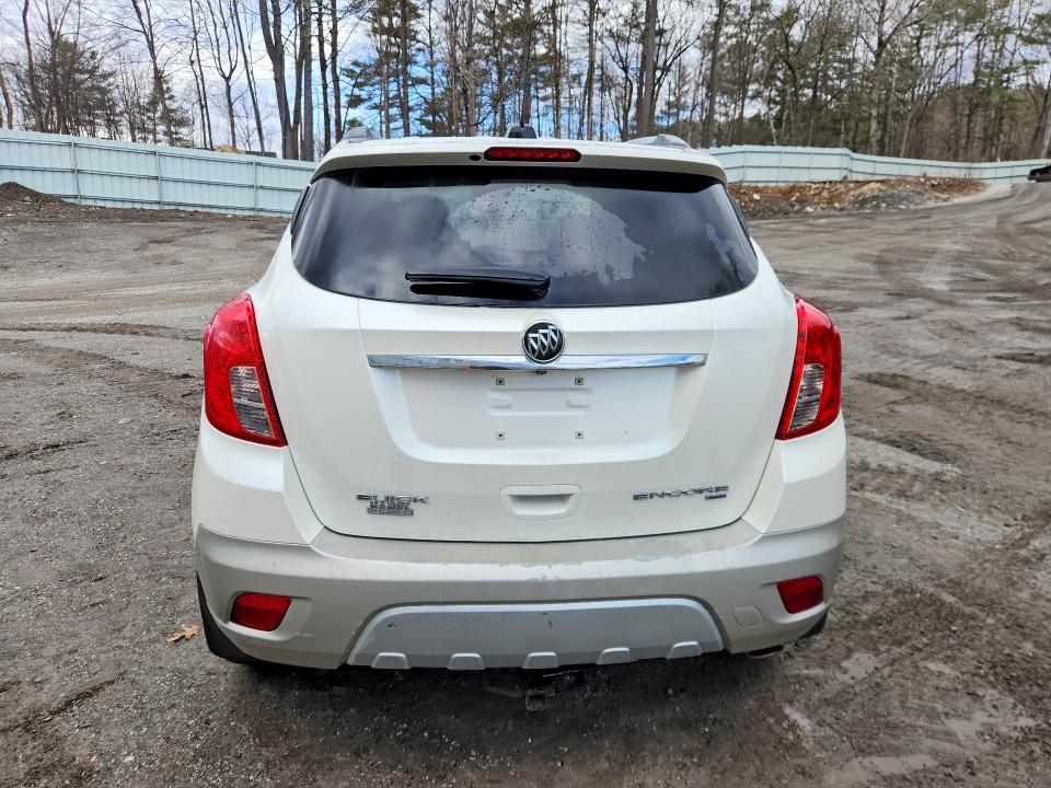 2015 Buick Encore VIN KL4CJGSB0FB051278 COPART salvage auction — WATER/FLOOD, Vt - Cert Of Title-Salvage Vehicle, sold $725 on 2026-07-06 (photo 6)