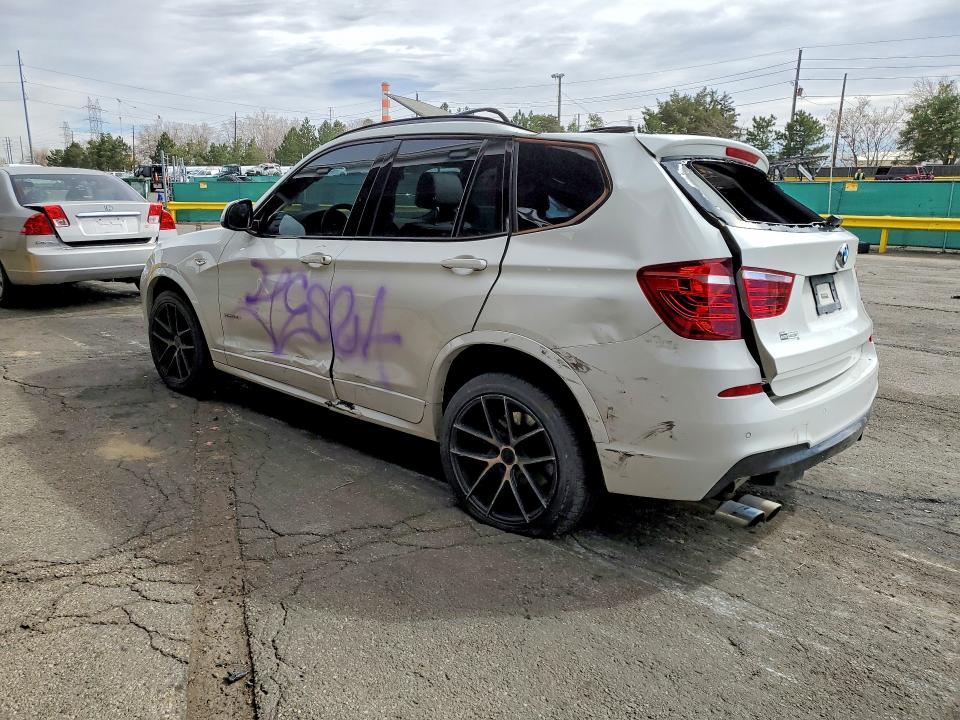 2017 BMW X3 VIN 5UXWX9C30H0W75423 COPART salvage auction — ROOF, Co - Public - Salvage Title, sold $1,750 on 2026-07-23 (photo 2)