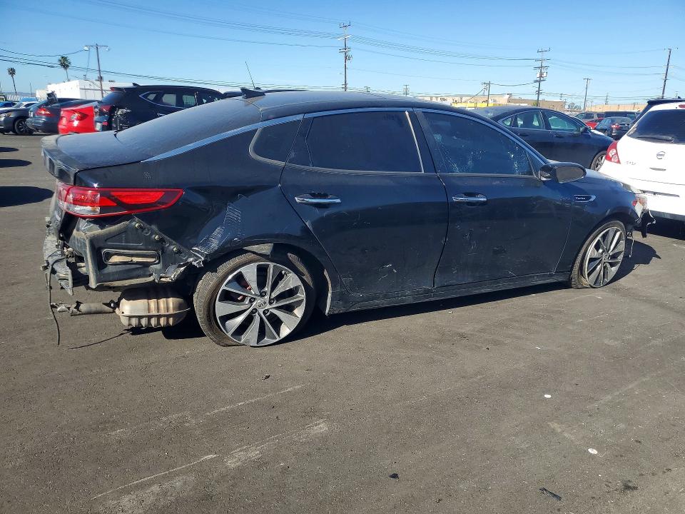 2016 Kia Optima VIN 5XXGW4L26GG051738 COPART salvage auction — FRONT END, Ca - Salvage Certificate, sold $250 on 2026-07-22 (photo 3)