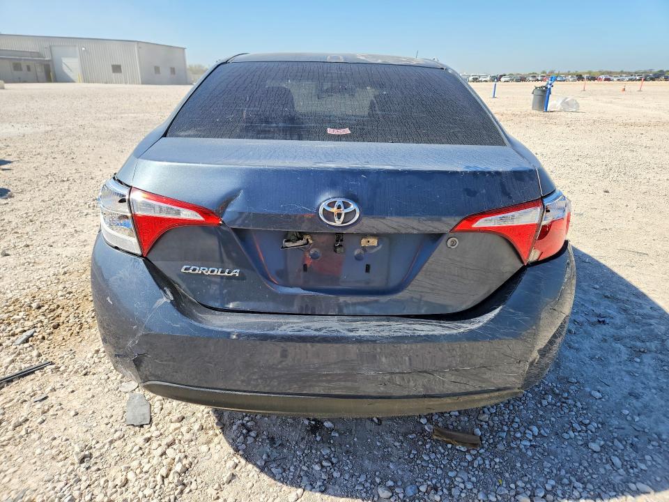 2016 Toyota Corolla VIN 5YFBURHE9GP399833 COPART salvage auction — FRONT END, Tx - Salvage Vehicle Title, sold $1,650 on 2026-07-30 (photo 6)