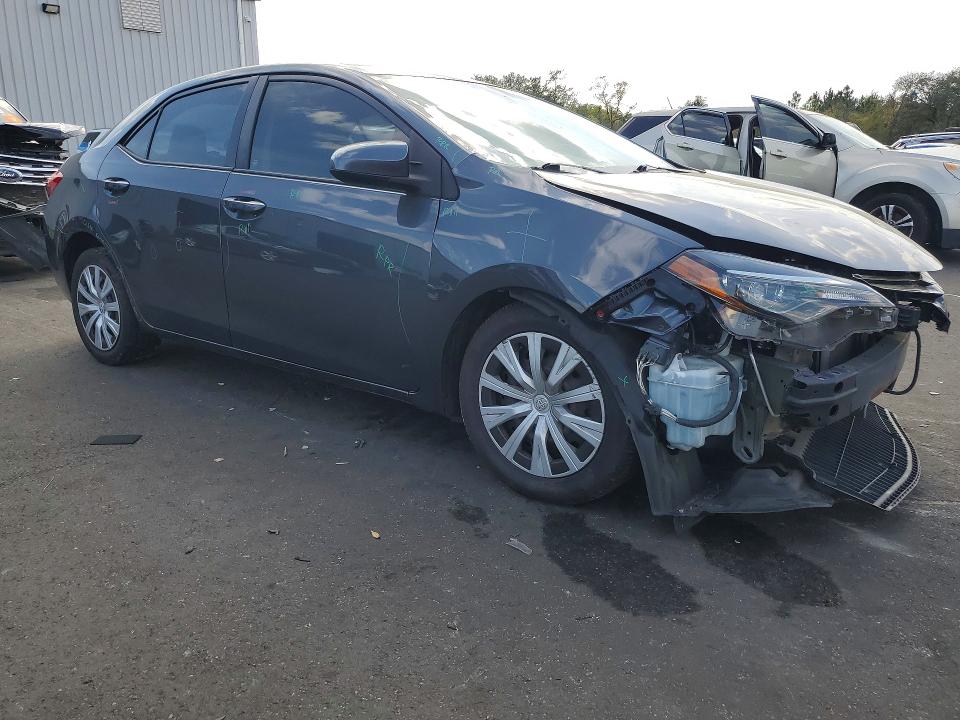 2017 Toyota VIN 5YFBURHE6HP693093 COPART salvage auction — FRONT END, Salvage Title, sold $2,900 on 2026-07-15 (photo 4)
