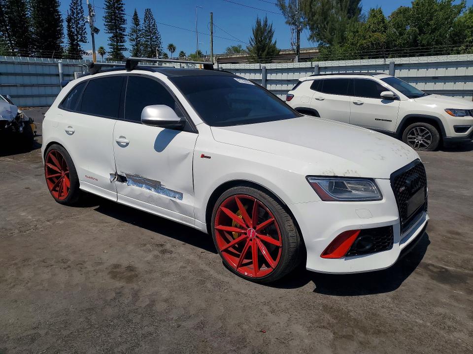 2014 Audi Sq5 VIN WA1CGAFP9EA129613 COPART salvage auction — SIDE, Fl - Cert Of Title Slvg Rebuildable, sold $3,050 on 2026-07-08 (photo 4)