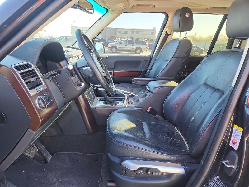 2011 Land rover RANGE ROVER VIN SALME1D46BA358215 COPART salvage auction — FRONT END, Tx - Salvage Vehicle Title, sold $2,750 on 2026-07-09 (photo 7)