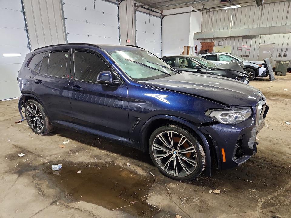 2022 BMW X3 VIN 5UX53DP08N9N39431 COPART salvage auction — FRONT END, Salvage Title, sold $12,000 on 2026-07-13 (photo 4)