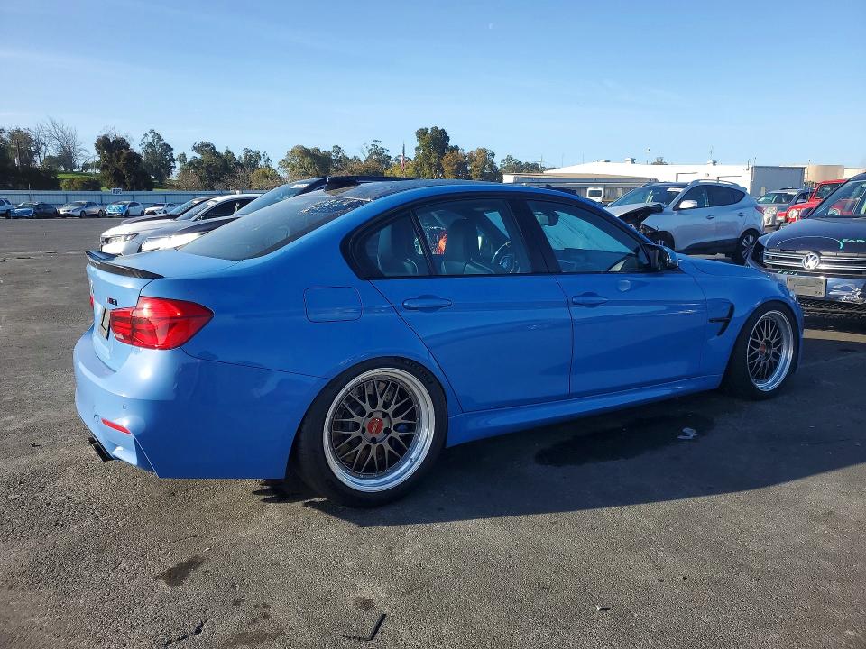 2018 BMW M3 VIN WBS8M9C51J5K98882 COPART salvage auction — VANDALISM, Ca - Salvage Certificate, sold $24,700 on 2026-07-27 (photo 3)