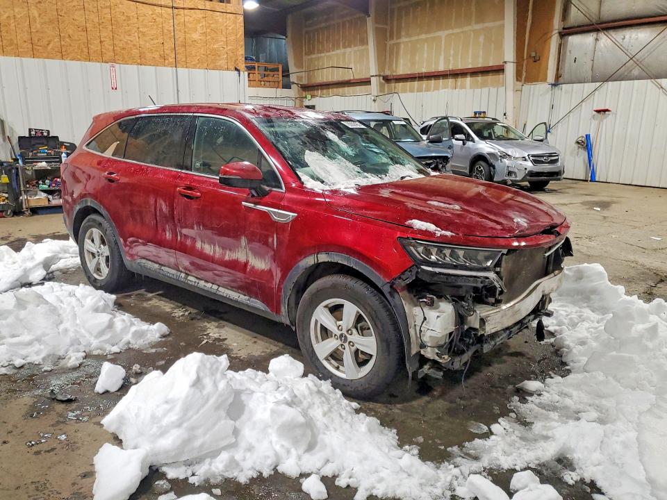 2022 Kia Sorento VIN 5XYRG4LCXNG080456 COPART salvage auction — FRONT END, Ak - Bill Of Sale- Salvage, sold $1,900 on 2026-07-07 (photo 4)