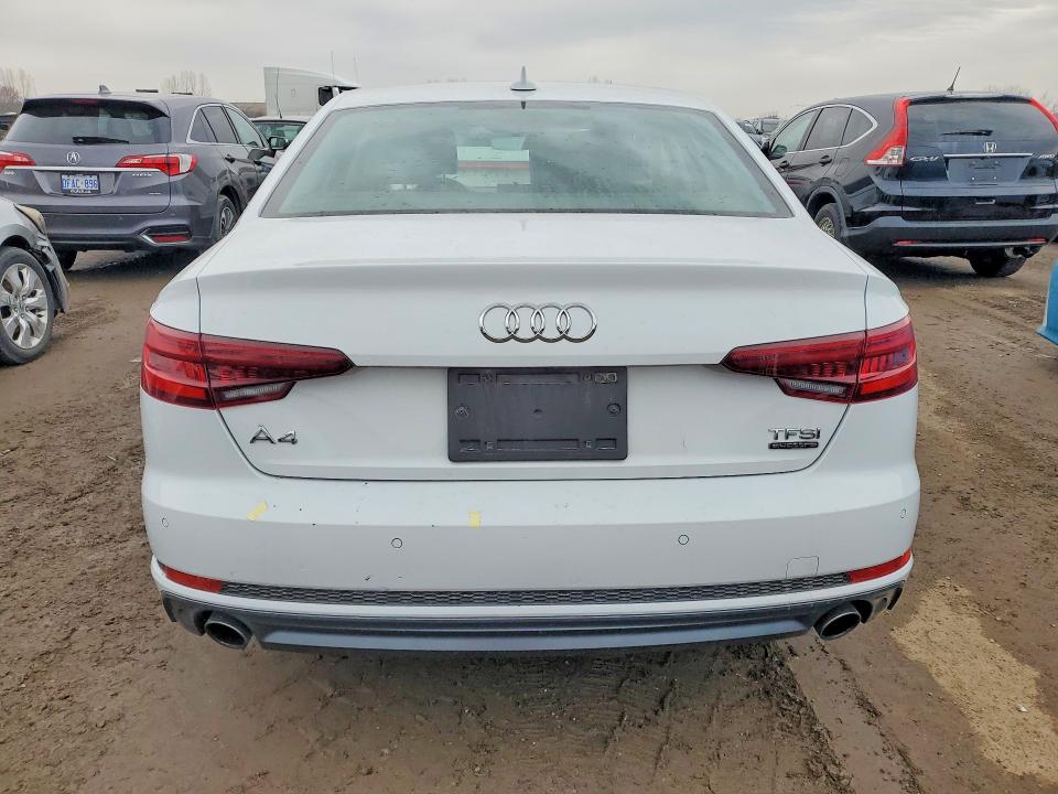 2018 Audi A4 VIN WAUANAF44JN018430 COPART salvage auction — FRONT END, Salvage Title, sold $6,200 on 2026-07-09 (photo 6)