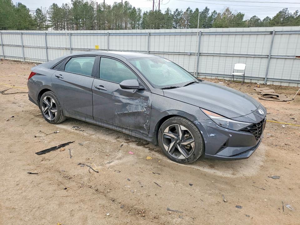 2023 Hyundai Elantra VIN KMHLS4AG3PU581597 COPART salvage auction — SIDE, Va - Cert Of Title - Salvage, sold $6,300 on 2026-07-27 (photo 4)