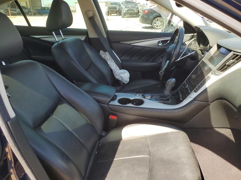 2021 Infiniti Q50 VIN JN1EV7BP3MM701823 COPART salvage auction — SIDE, Tx - Certificate Of Title, sold $1,850 on 2026-07-23 (photo 7)
