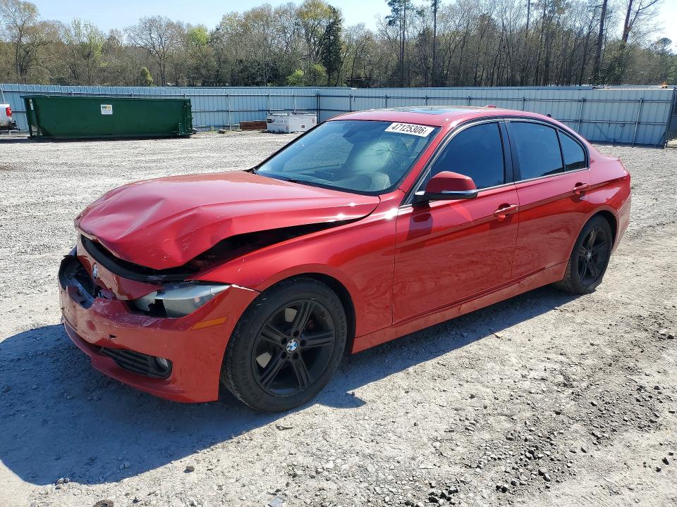 2014 BMW 3er VIN WBA3B1G58ENS81440 COPART salvage auction — FRONT END, Sc - Cert Of Title-Salvage, sold $1,300 on 2026-07-21 (photo 1)