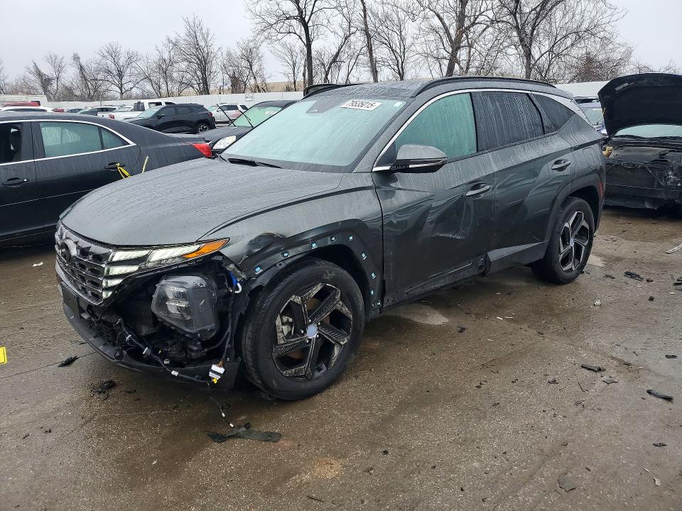 2024 Hyundai Tucson VIN KM8JECD1XRU221200 COPART salvage auction — SIDE, MO - SALVAGE CERTIFICATE OF TITLE, sold $13,500 on 2026-07-10 (photo 1)
