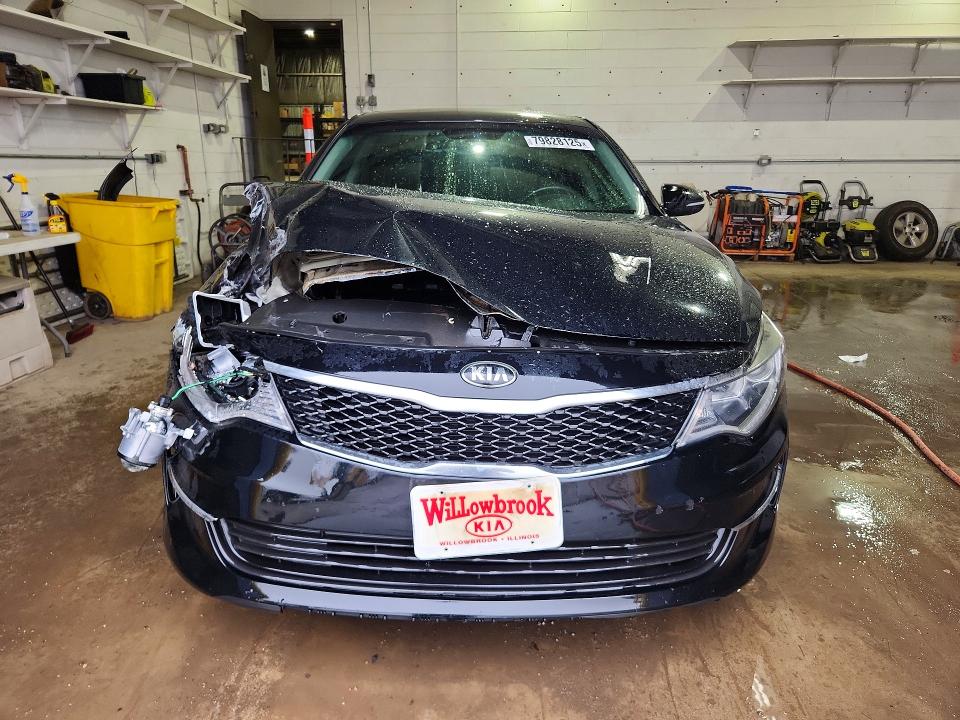 2018 Kia Optima VIN 5XXGU4L32JG195549 COPART salvage auction — FRONT END, Il - Salvage Certificate, sold $975 on 2026-07-10 (photo 5)