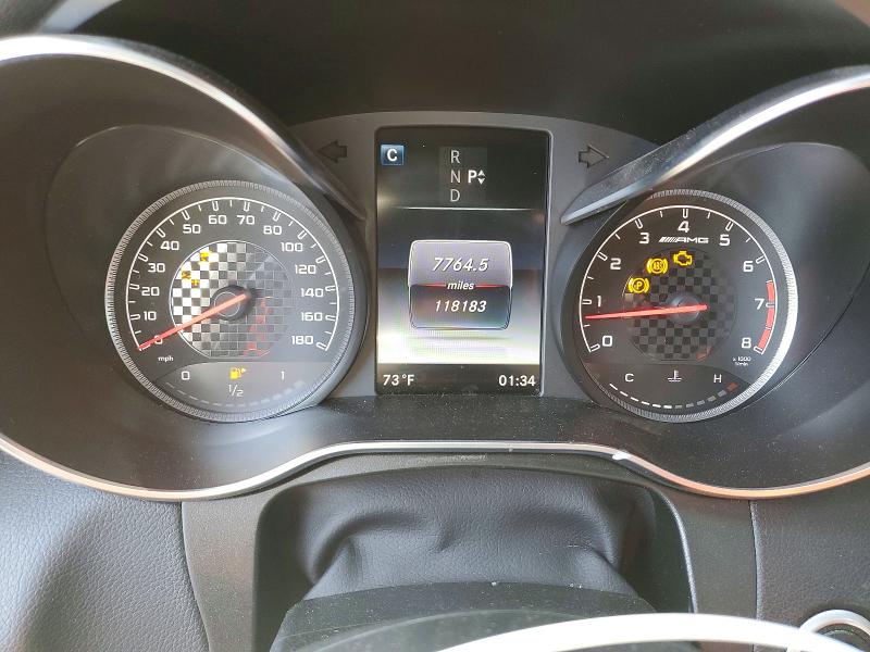 2018 Mercedes-benz Glc VIN WDC0J6EB2JF447559 COPART salvage auction — FRONT END, Md - Cert Of Salvage > 75% Damage, sold $5,200 on 2026-08-10 (photo 9)