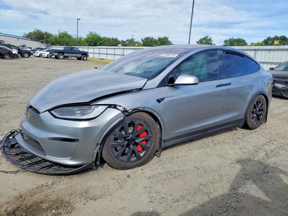 2024 Tesla Model x VIN 7SAXCDE58RF449249 COPART salvage auction — FRONT END, Wv - Salvage Certificate, sold $13,800 on 2026-07-09 (photo 1)