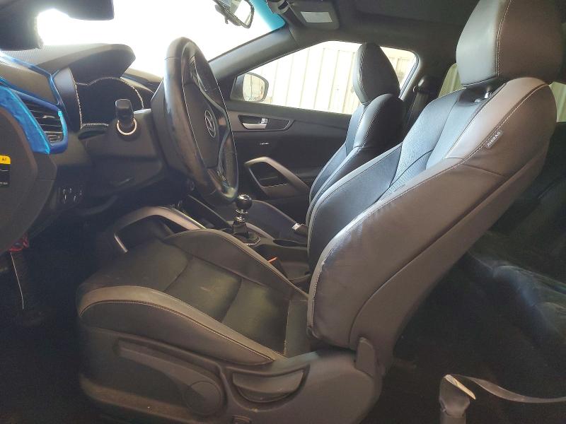 2016 Hyundai Veloster VIN KMHTC6AE9GU300314 COPART salvage auction — FRONT END, Tx - Certificate Of Title, sold $3,000 on 2026-07-06 (photo 7)