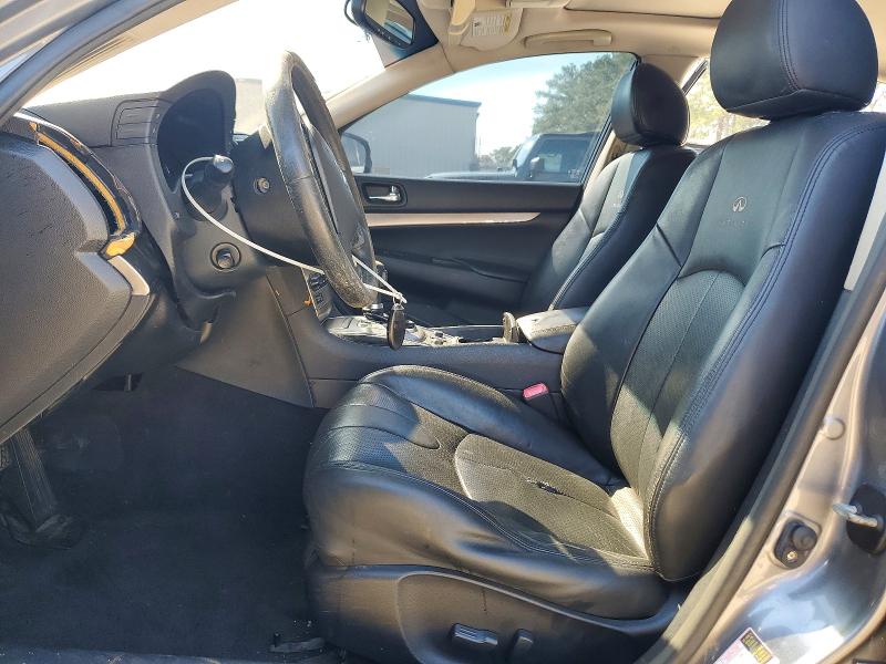 2010 Infiniti G37 VIN JN1CV6AR8AM454654 COPART salvage auction — FRONT END, Ga - Cert Of Title-Salvage, sold $300 on 2026-07-24 (photo 7)