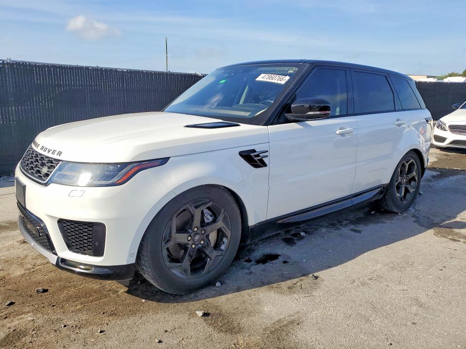 2019 Land Rover Range Rover Sport VIN SALWR2RV0KA820384 COPART salvage auction — Minor Dent/Scratches, FL - CERTIFICATE OF TITLE, sold $13,800 on 2026-06-23 (photo 1)