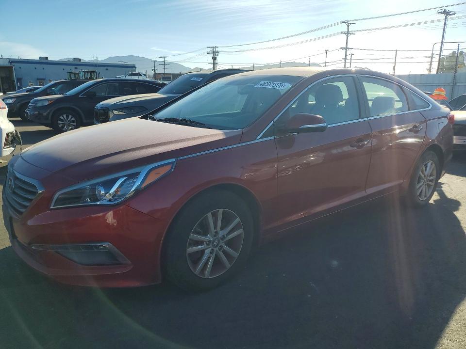 2016 Hyundai Sonata VIN 5NPE24AA1GH432401 COPART salvage auction — MECHANICAL, Ca - Dis/Dlr/Exp Only Clean Title, sold $1,450 on 2026-08-03 (photo 1)