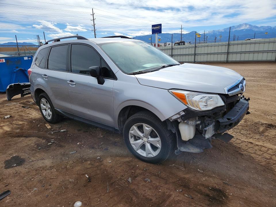 2016 Subaru Forester VIN JF2SJABC5GH505337 COPART salvage auction — FRONT END, Id - Salvage Certificate Of Title, sold $2,050 on 2026-07-13 (photo 4)