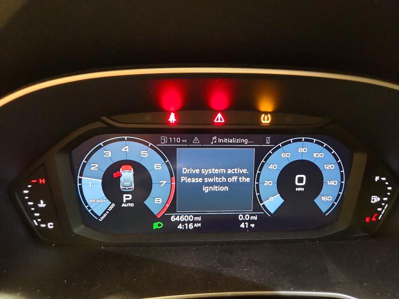 2020 Audi Q3 VIN WA1AECF32L1088423 COPART salvage auction — FRONT END, Salvage Title, sold $2,700 on 2026-07-28 (photo 9)