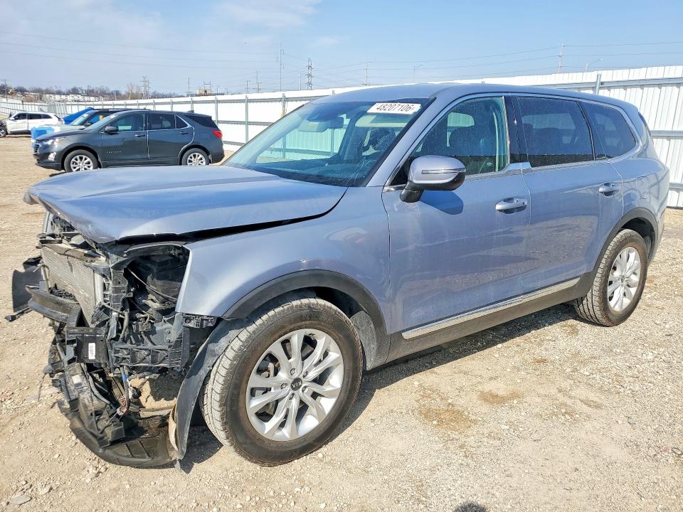 2021 Kia Telluride VIN 5XYP2DHC0MG099580 COPART salvage auction — FRONT END, Ia - Cert Of Title-Salvage Title, sold $5,100 on 2026-07-08 (photo 1)